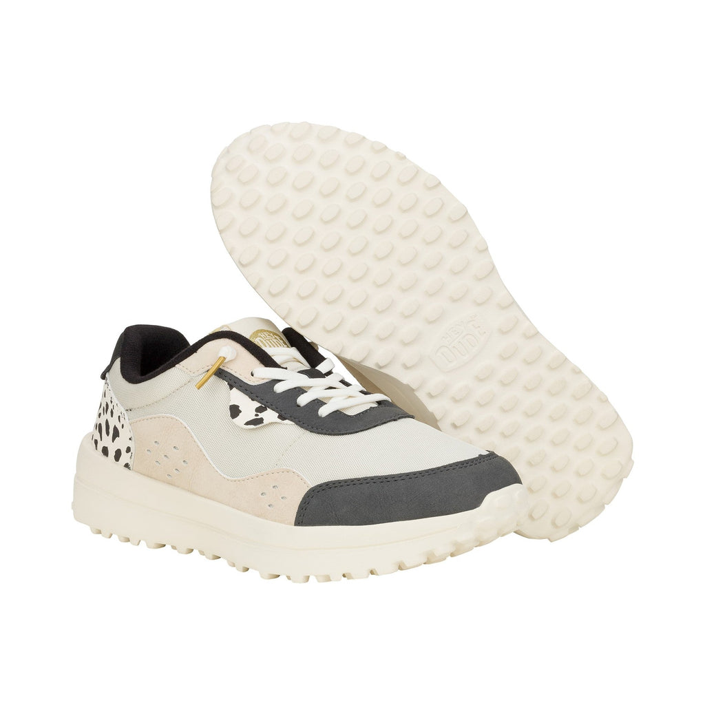 HEYDUDE Hayden Shine Womens Trainers - Ivory/Multi - Image 3