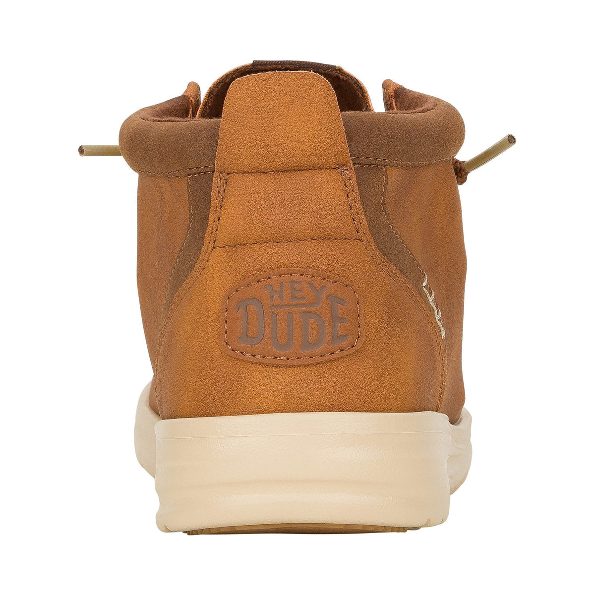 HEYDUDE Wally Mid GripR Classic Mens Boots - Cognac/Tan - Image 2