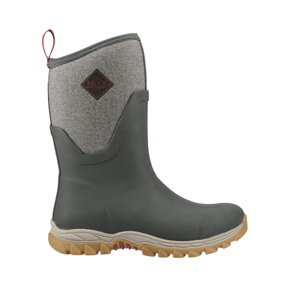 Muck Boots Arctic Sport II Mid Womens Wellington - Olive/Herringbone - Image 4
