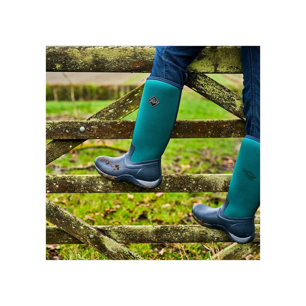 Muck Boots Arctic Adventure Womens Wellington - Navy/Spruce - Image 5