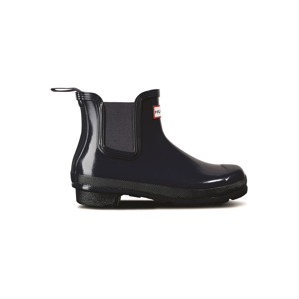 Hunter Original Chelsea Gloss Boot Womens - Navy - Image 3