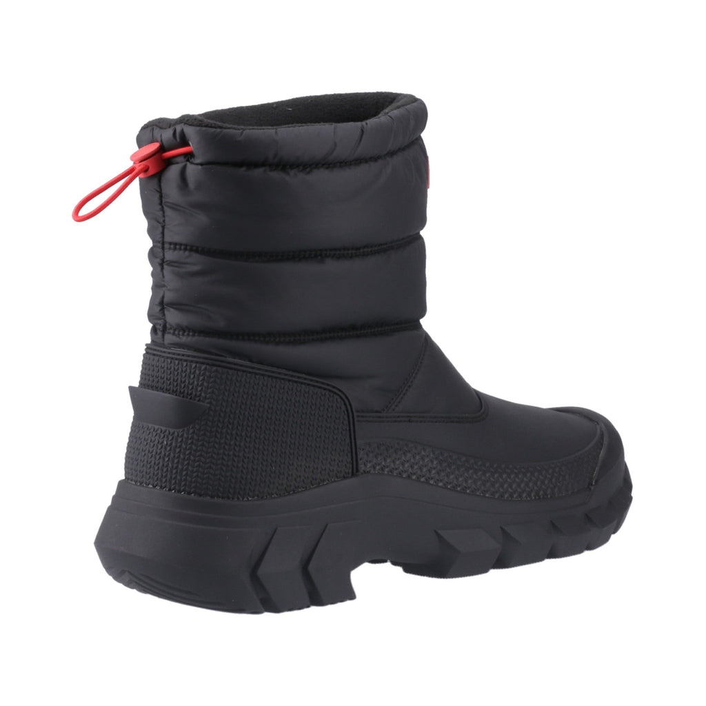 Hunter Intrepid Short Mens Snow Boot - Black - Image 2