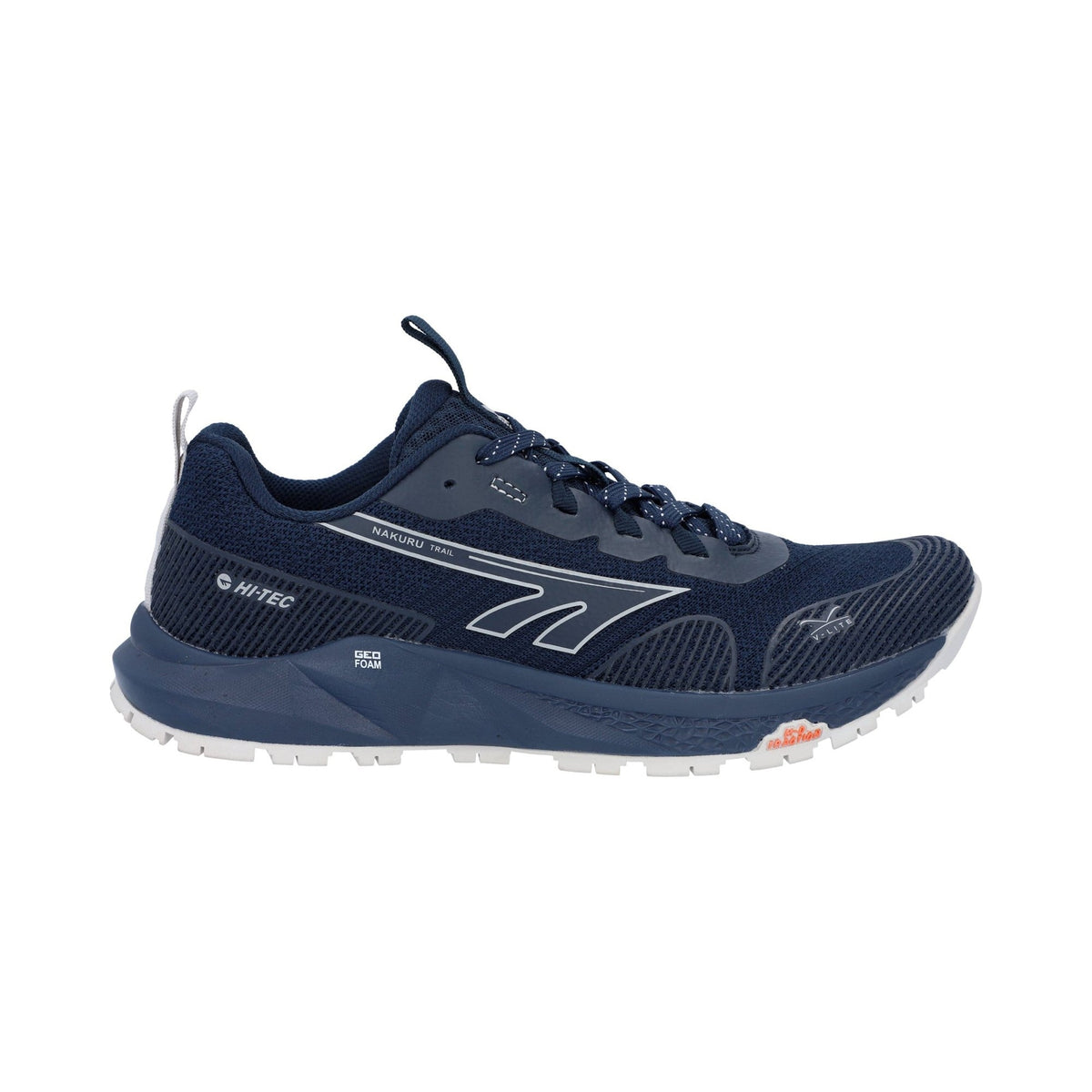 Hi-Tec Geo Nakuru Mens Trainers - Navy/Grey - Image 5
