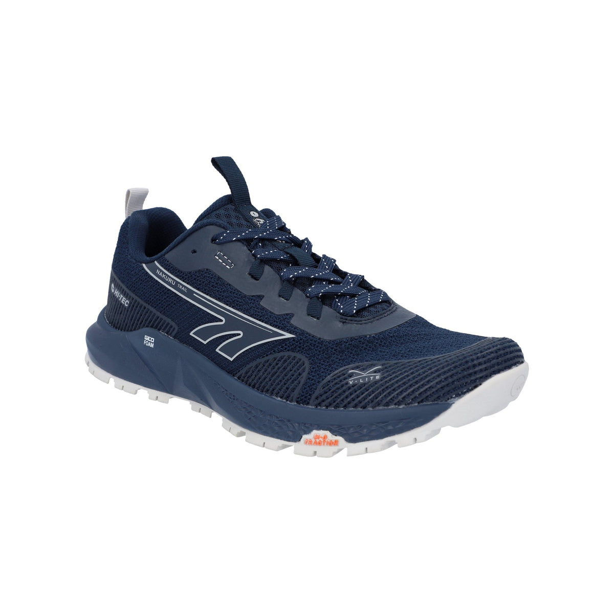 Hi-Tec Geo Nakuru Mens Trainers - Navy/Grey - Image 6