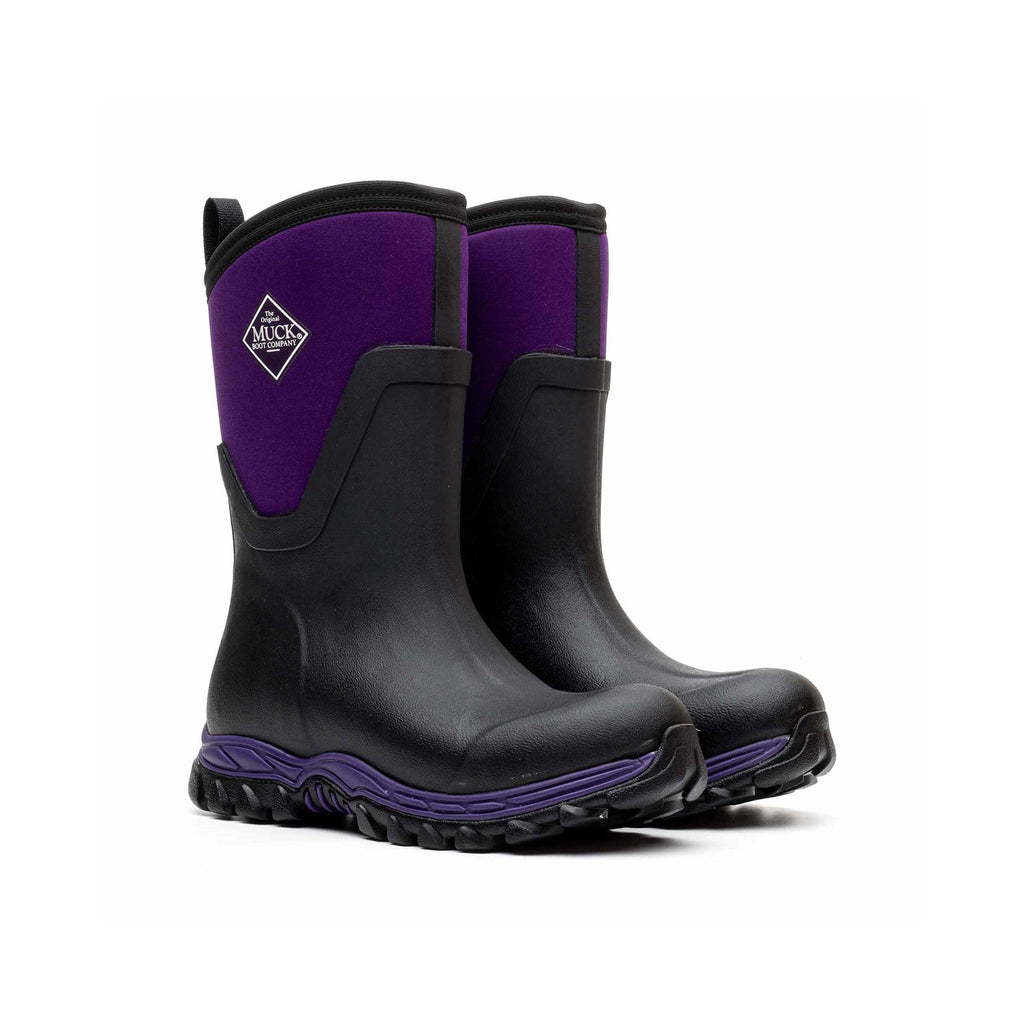 Muck Boots Arctic Sport II Mid Wellington Womens - Black/Acai - Image 5