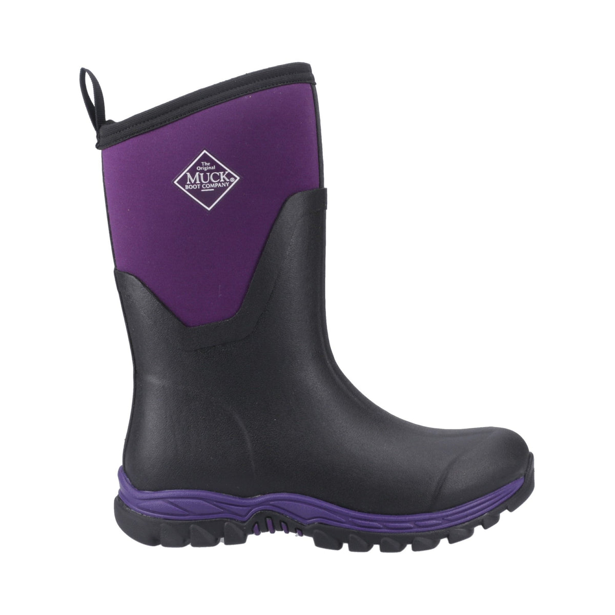 Muck Boots Arctic Sport II Mid Wellington Womens - Black/Acai - Image 4