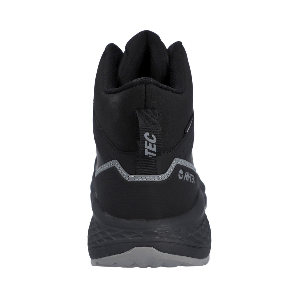 Hi-Tec Litespeed Mid WP Hiker Mens Boots - Black/Carbon Grey - Image 2