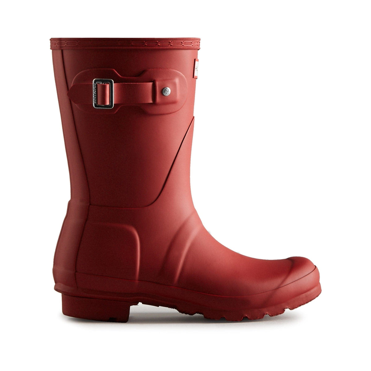 Hunter Original Short Womens Wellington Boots - Red - Image 4