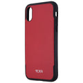 Tumi Canvas Co-Mold Series Hybrid Case for Apple iPhone Xs/X - Red Canvas/Black - New