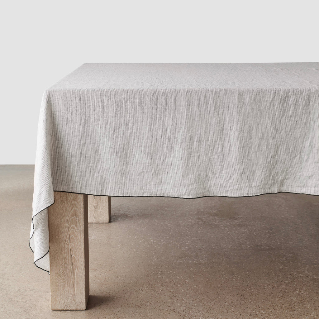 Stonewashed Linen Tablecloth