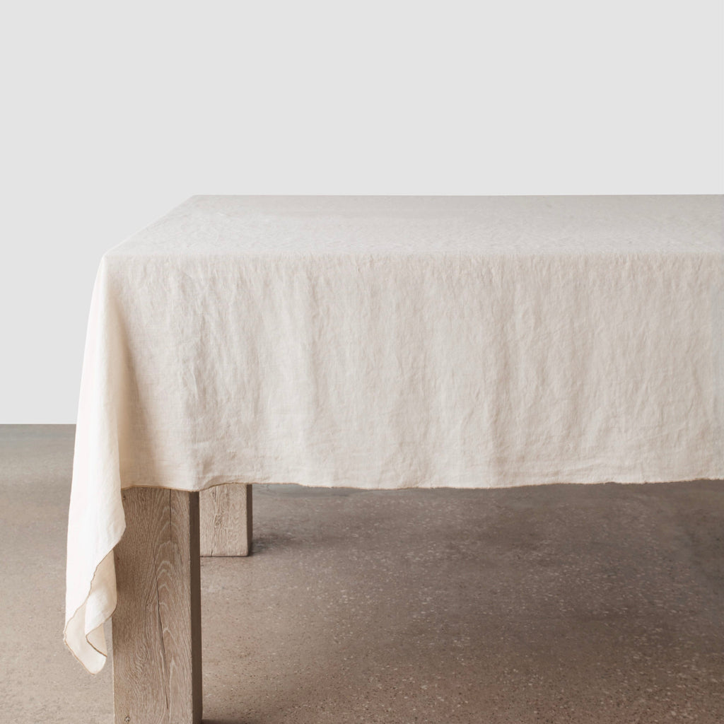 Stonewashed Linen Tablecloth - Image 3
