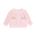 Huxbaby Baby Pink Fisherman Cardi, 3-6M