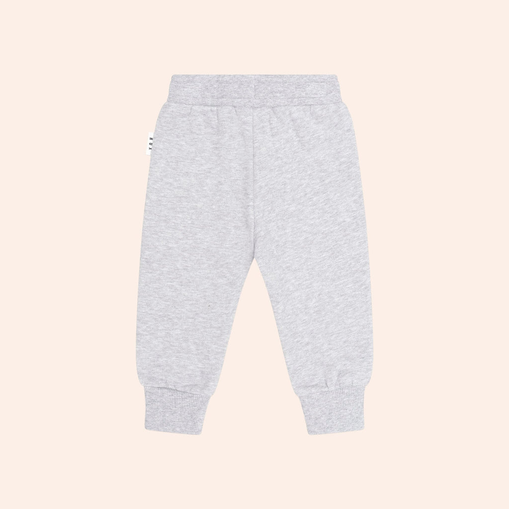 Huxbaby Furry Huxbear Sweatpant – Grey Marle, 12-18M - Image 2