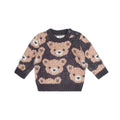 Huxbaby Soft Black Hux Sponge Pullover, 12-18M