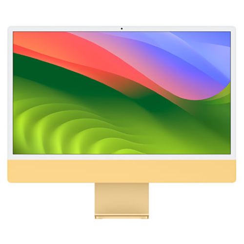 Apple iMac 24 2023 Yellow 4.06 GHz M3 8-Core CPU 8GB Unified Memory 512GB Solid State Drive 10-Core GPU