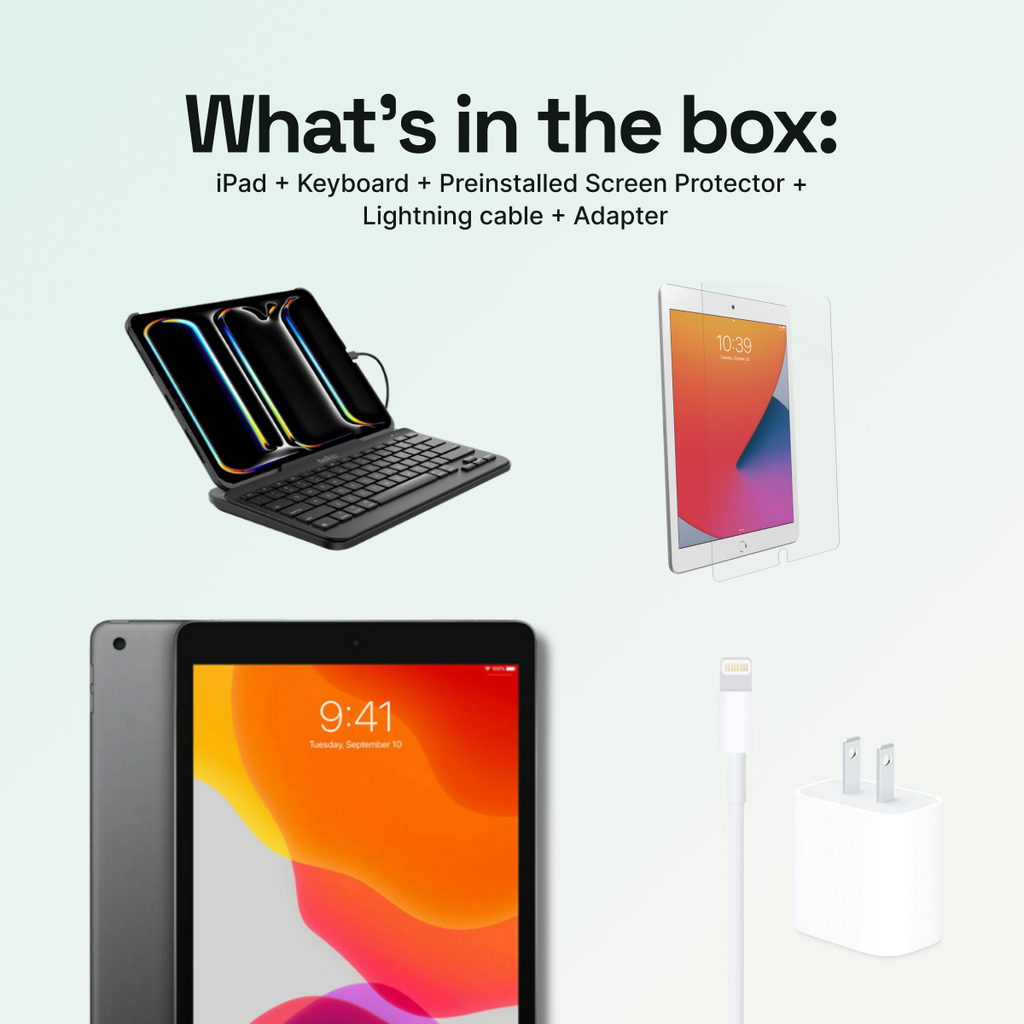 iPad 9th Gen + Belkin Keyboard - Pack - Image 5