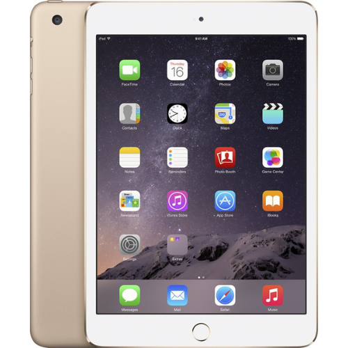 iPad mini (3rd Gen, 2014) 128GB - Gold (Wi-Fi) - Max iOS 12
