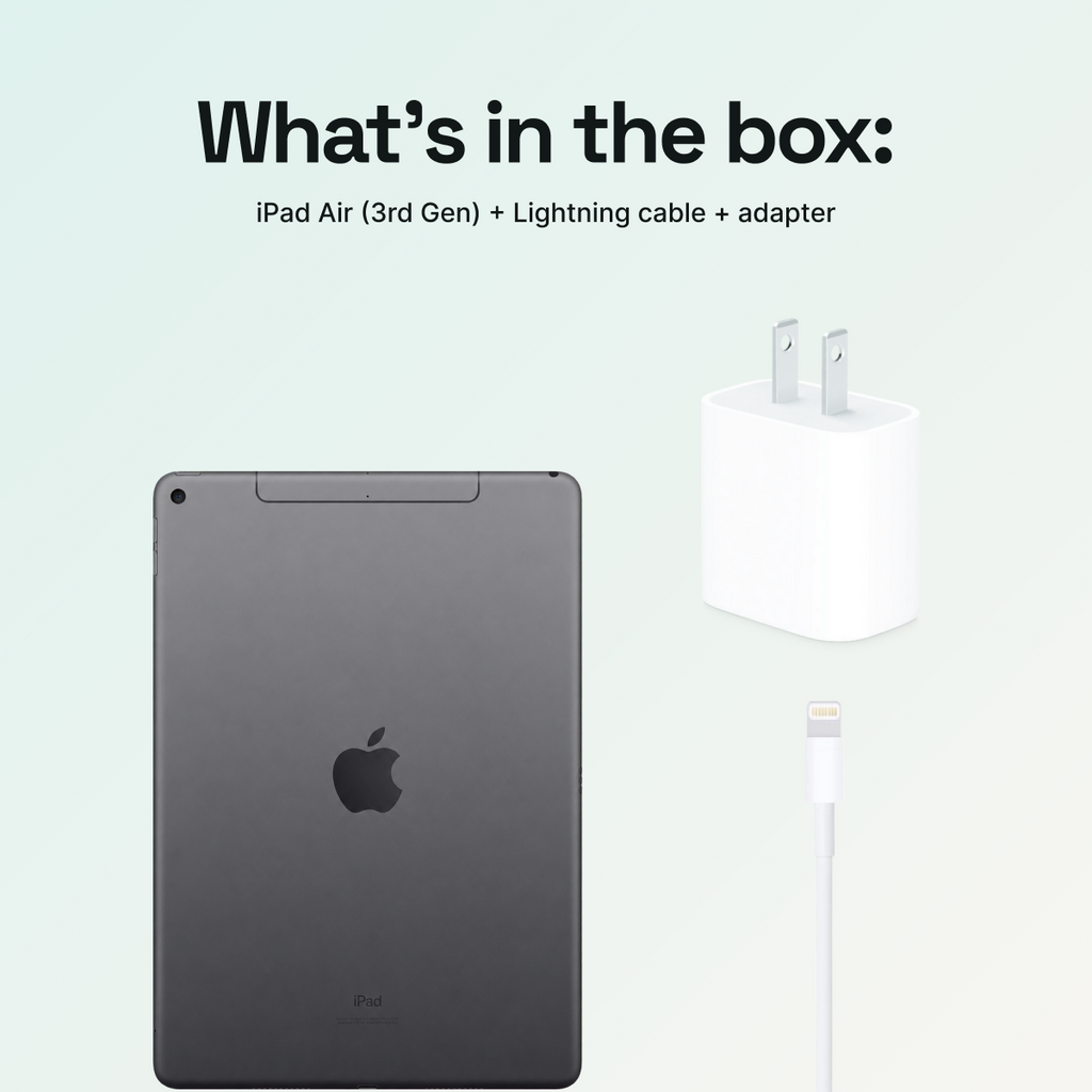 iPad Air 10.5" (3rd Gen, 2019) 64GB - Space Gray (Wi-Fi + Cellular) - Image 5