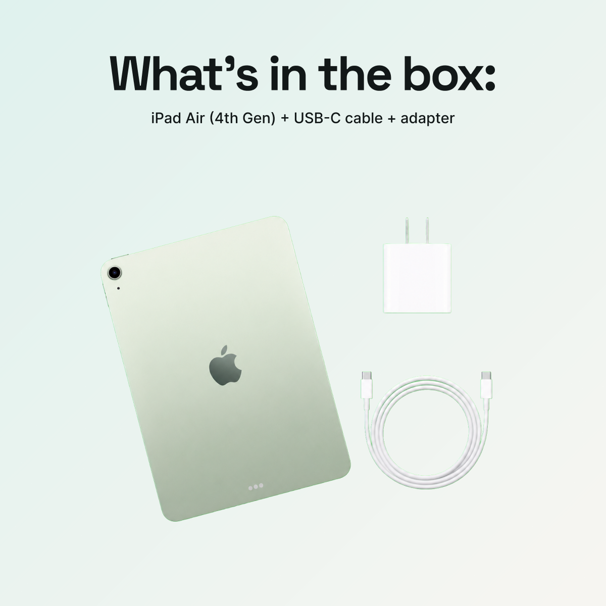 iPad Air 10.9" (4th Gen, 2020) 64GB - Green (Wi-Fi + Cellular) - Image 4