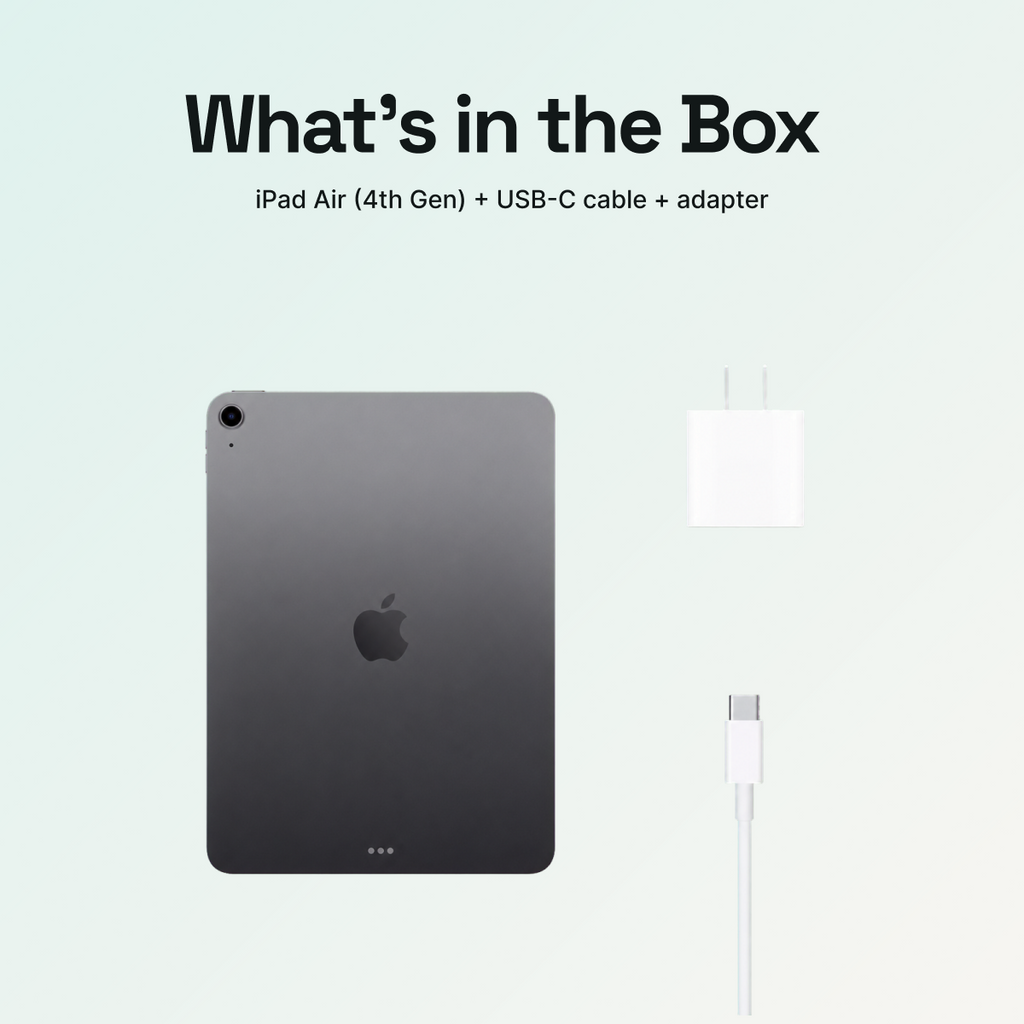 iPad Air 10.9" (4th Gen, 2020) 256GB - Space Gray (Wi-Fi + Cellular) - Image 4