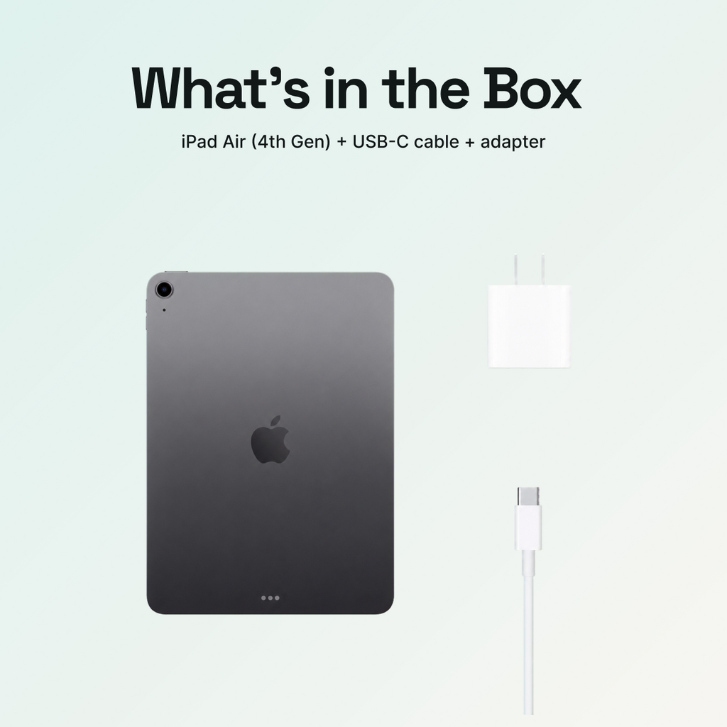 iPad Air 10.9" (4th Gen, 2020) 64GB - Space Gray (Wi-Fi) - Image 4
