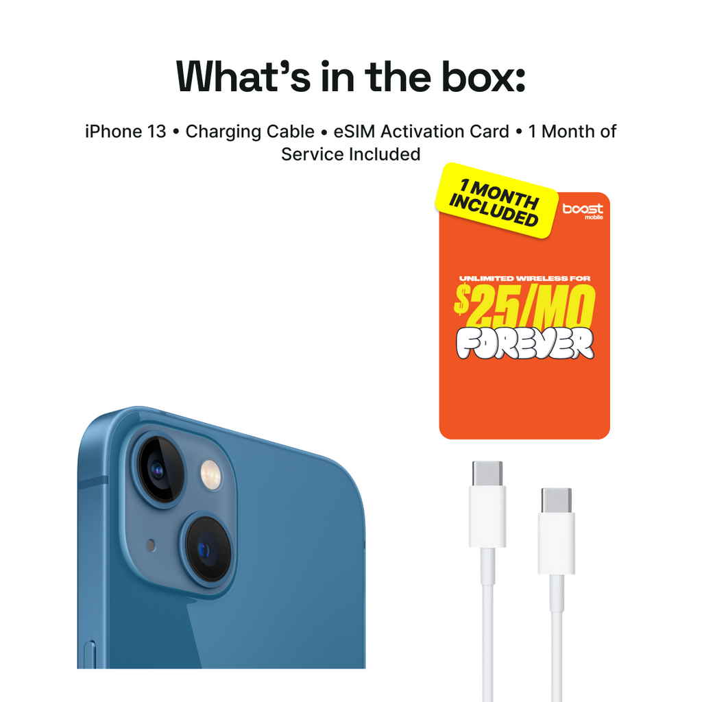 iPhone 13 Connected Pack (Unlocked) + 1 Month Boost Mobile - Image 2