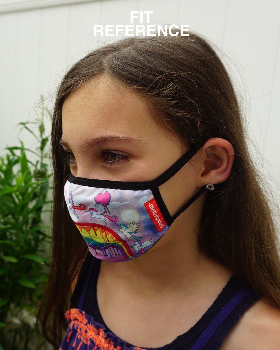 Kids Form Fitting Mask: Checks & Camo - Image 4
