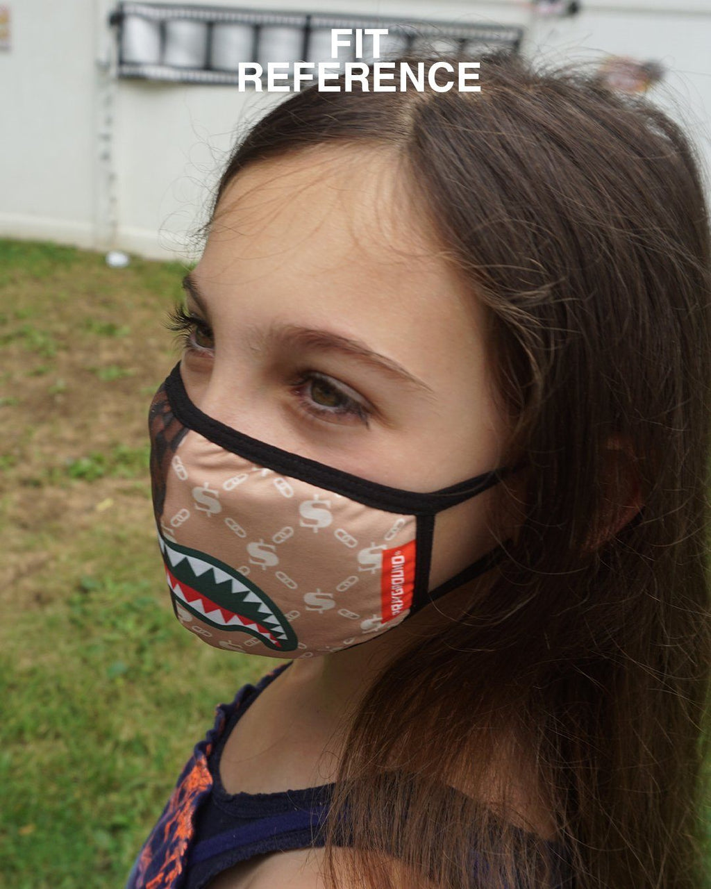 Kids Form Fitting Mask: Spucci Leopard - Image 5