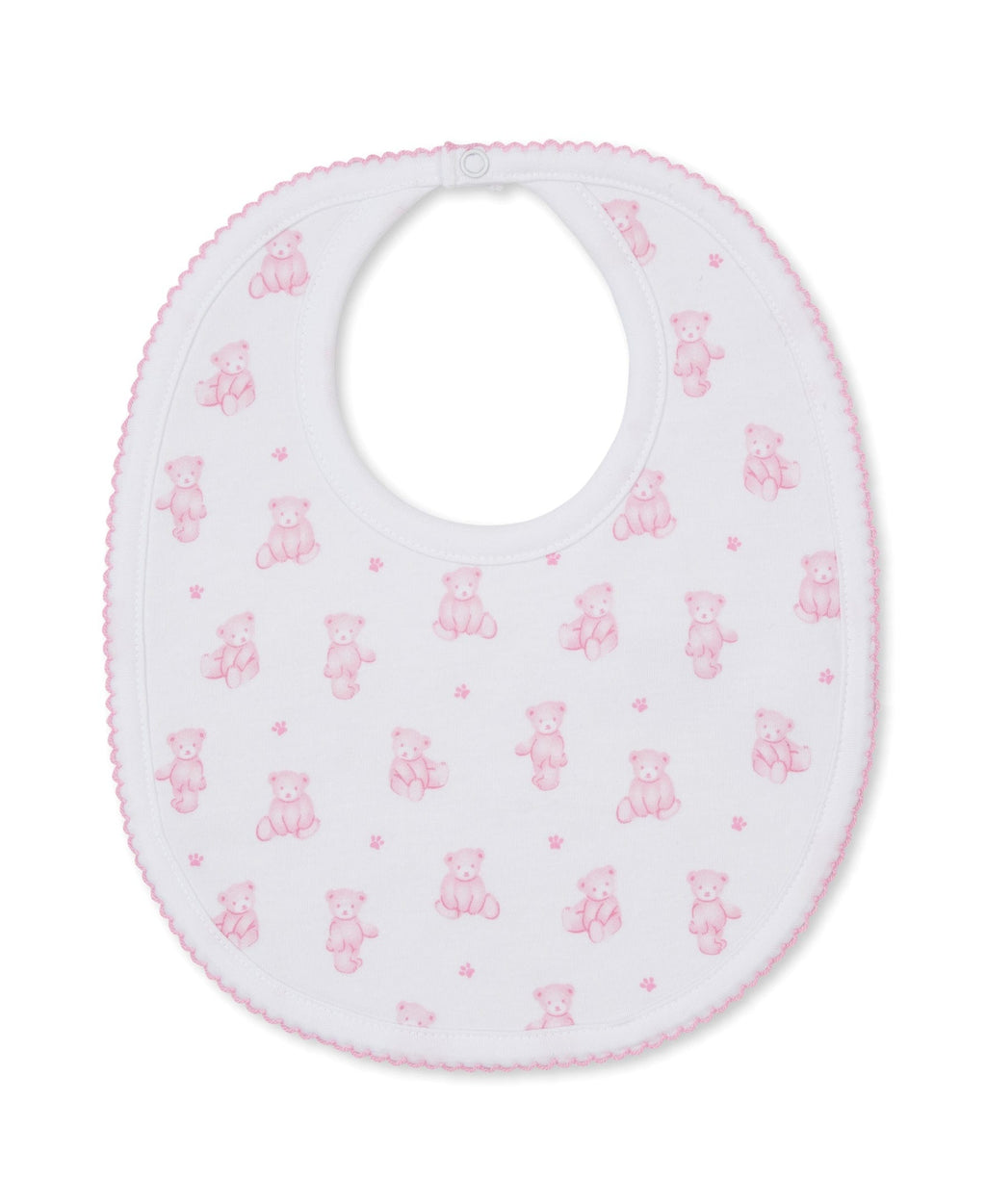 Kissy Kissy Bib - Teddy Bears, Pink, One Size