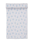 Kissy Kissy Blanket - Teddy Bears, Light Blue