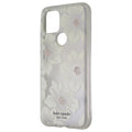 Kate Spade Defensive Hardshell Case for Google Pixel 5 - Hollyhock Floral Clear - New