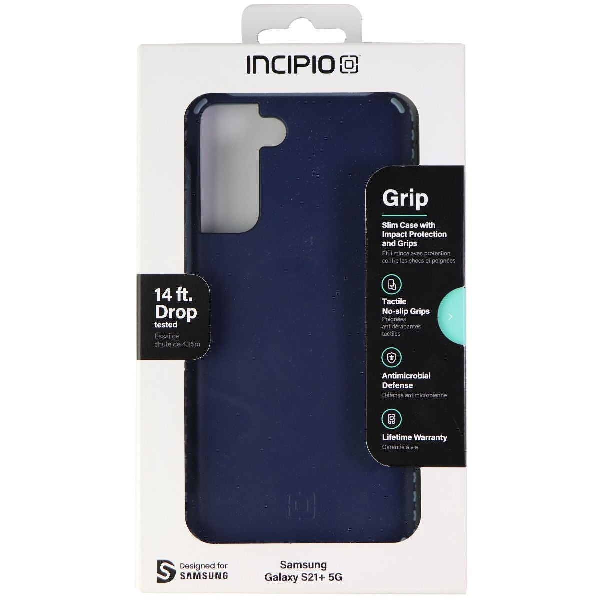 Incipio Grip Series Hard Case for Samsung Galaxy (S21+) - Midnight Blue - New - Image 4