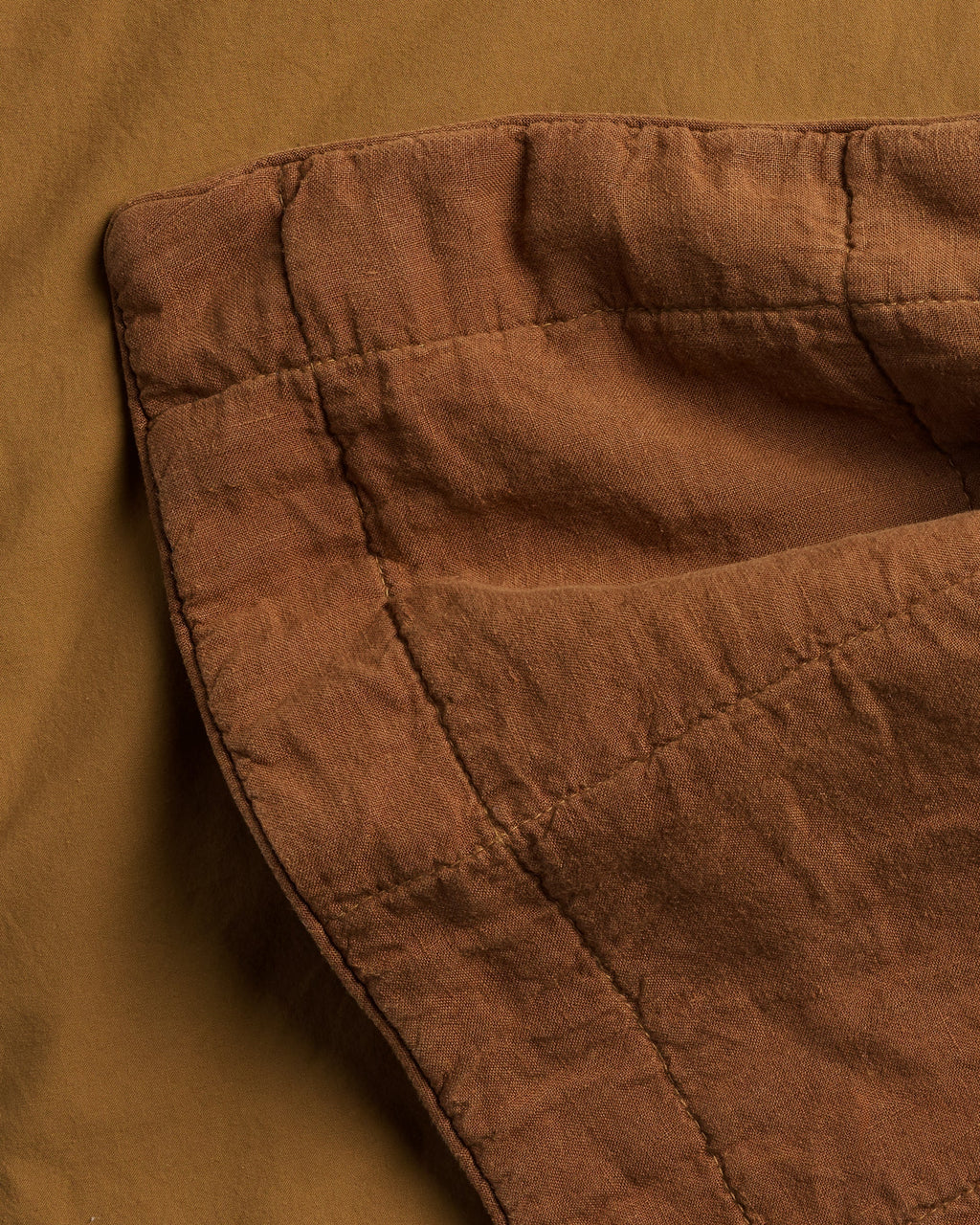 Linen Box Quilted Sham Set (Tobacco) - Image 3