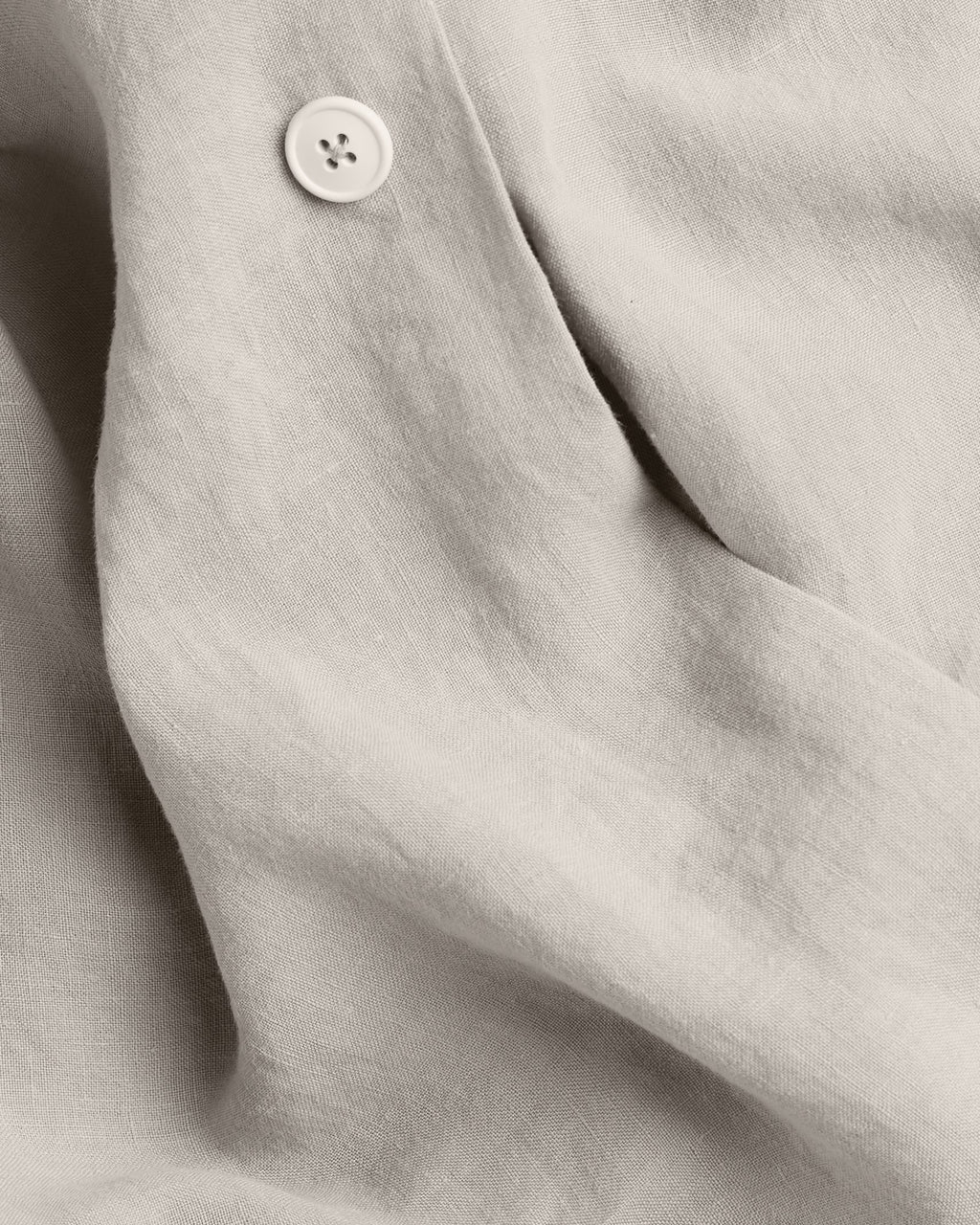 Linen Duvet Cover (Dove) - Image 3