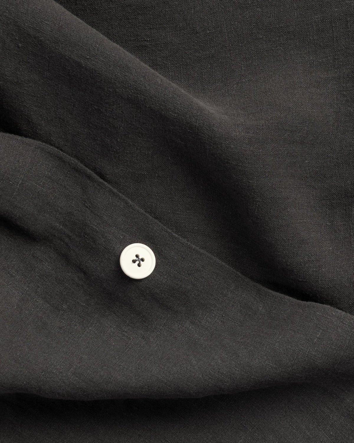 Linen Duvet Cover Set - Onyx K/CK - Image 3