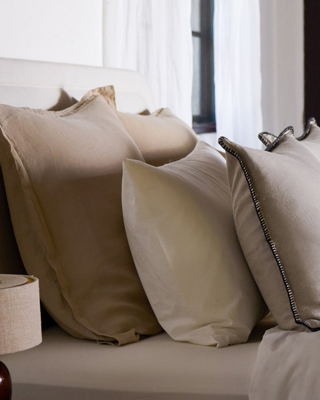 Linen Euro Sham (Toast) - Image 4