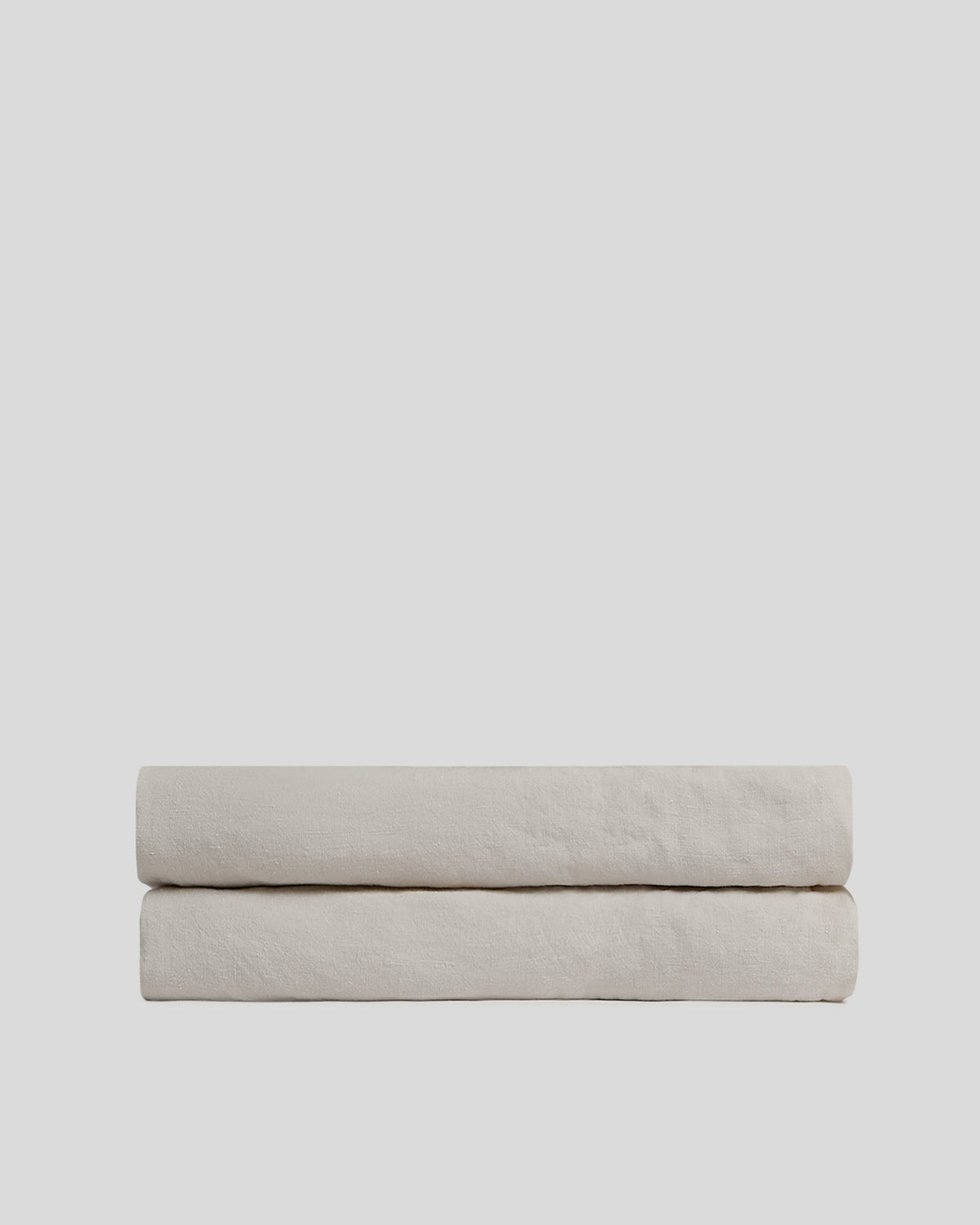 Linen Fitted Sheet (Dove)
