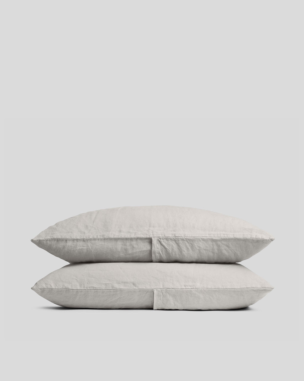Linen Pillowcase Set (Dove)