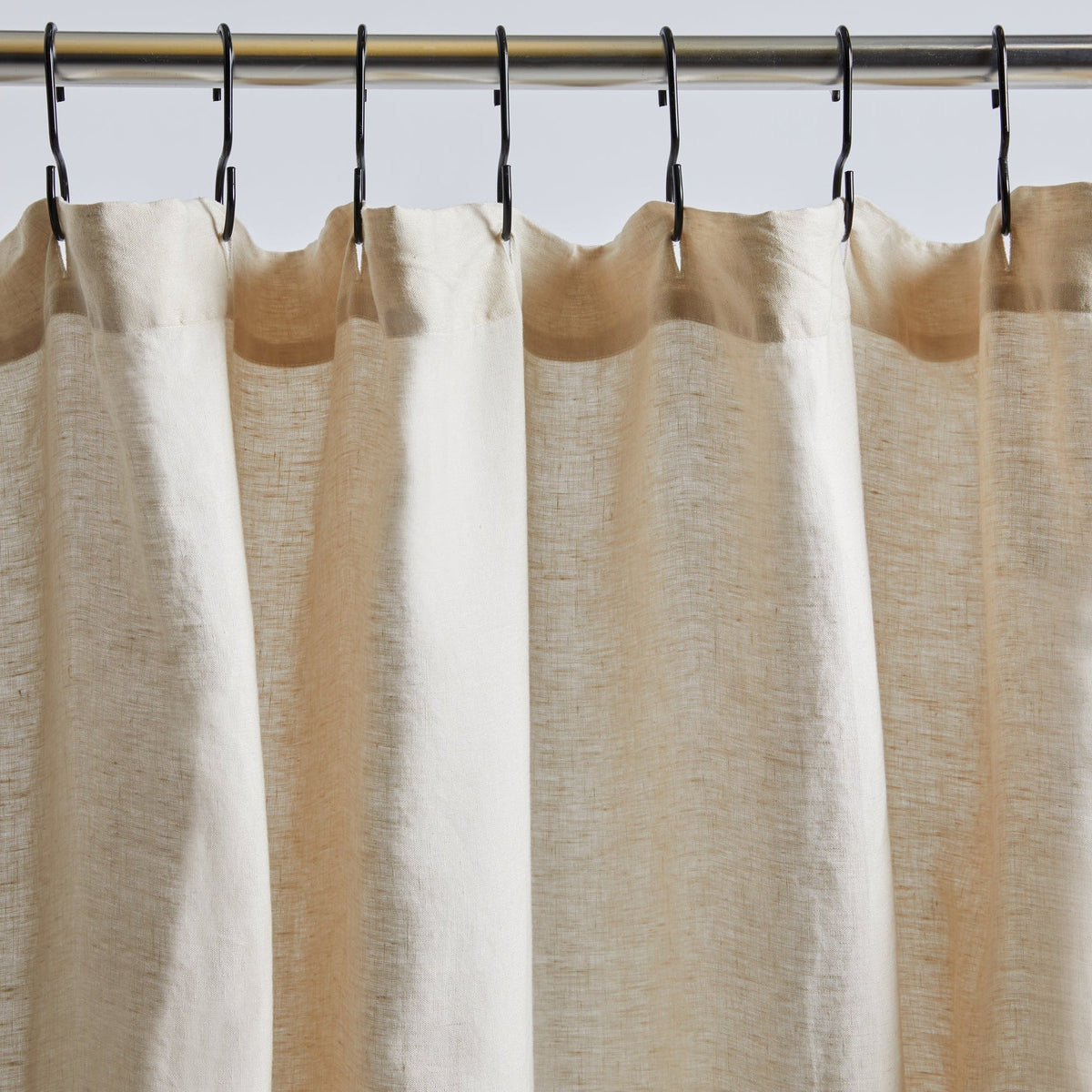Linen Shower Curtain (Bone) - Image 4