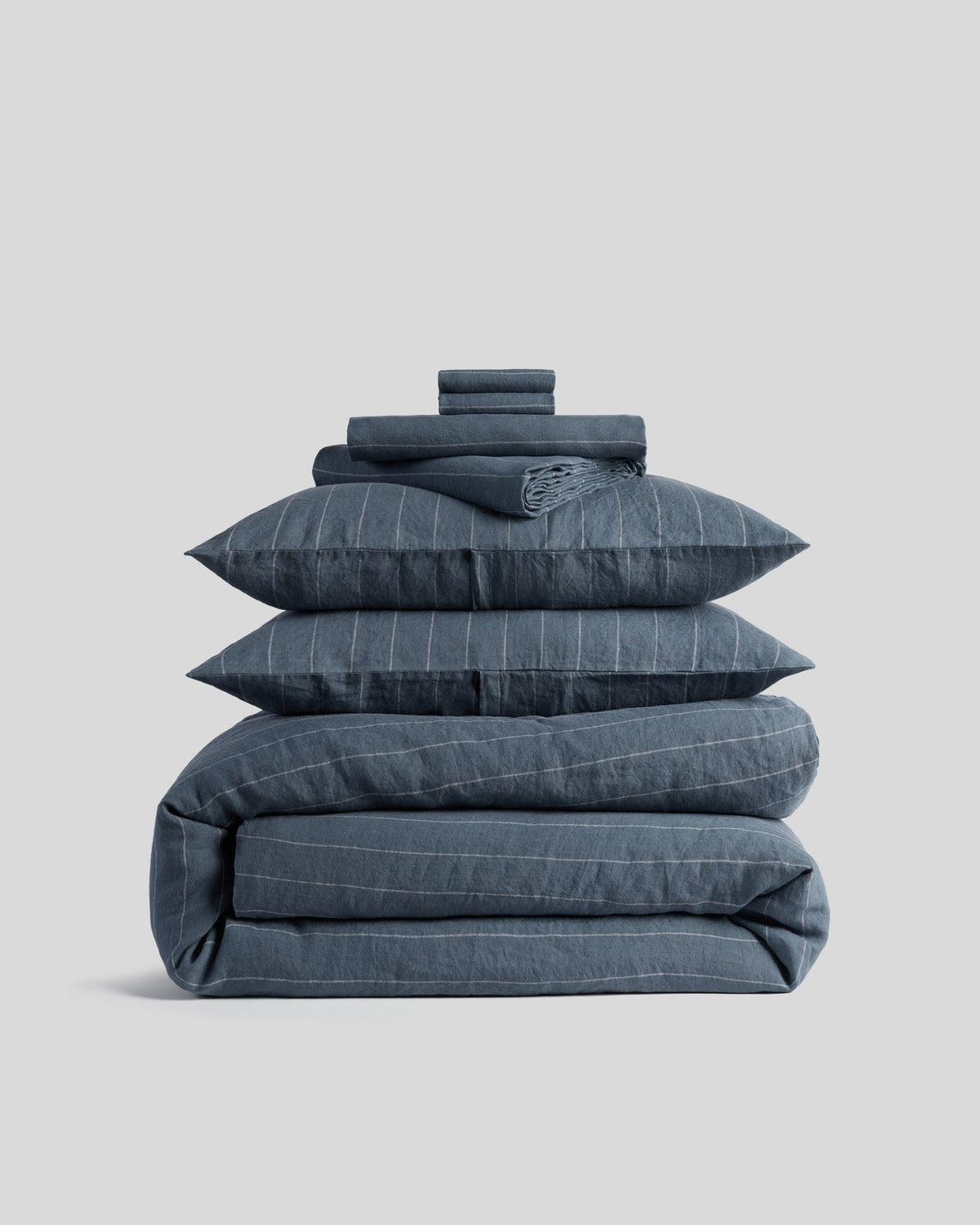 Linen Bundle - Dusk Stripe K/CK