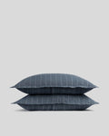 Linen Sham Set (Dusk Stripe)