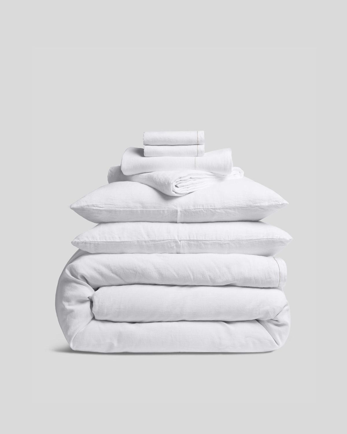 Linen Tencel Bundle - White K/CK