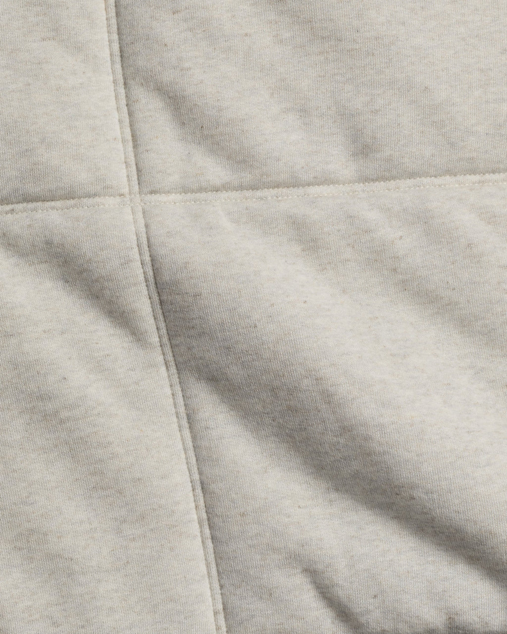Linen Tencel Jersey Quilt - FINAL SALE (Heathered Oatmeal) - Image 3