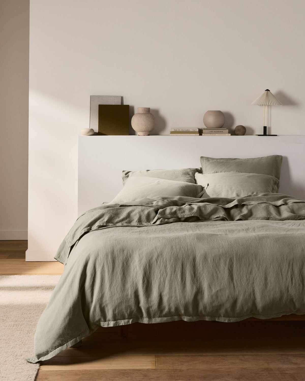 Linen Tencel Pillowcase Set - FINAL SALE (Moss) - Image 5