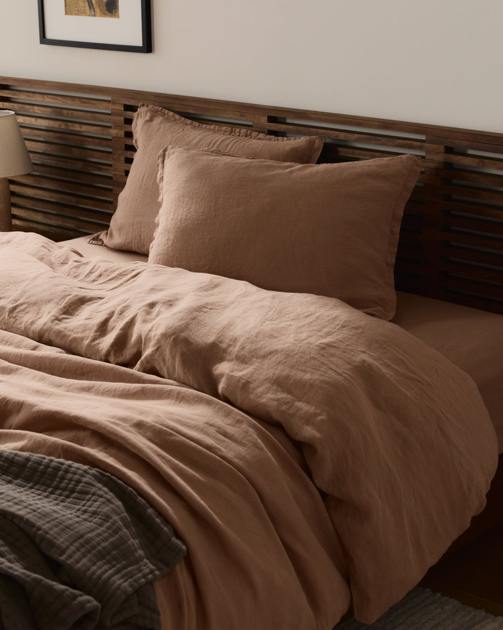 Linen Duvet Cover (Adobe) - Image 4