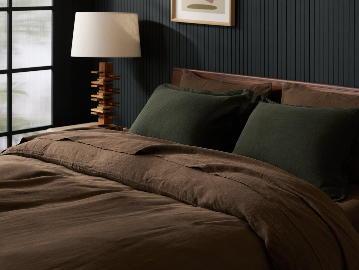 Linen Duvet Cover Set - Java K/CK - Image 2