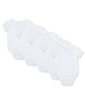 Little Me White 5-Pack Bodysuits - White, NB