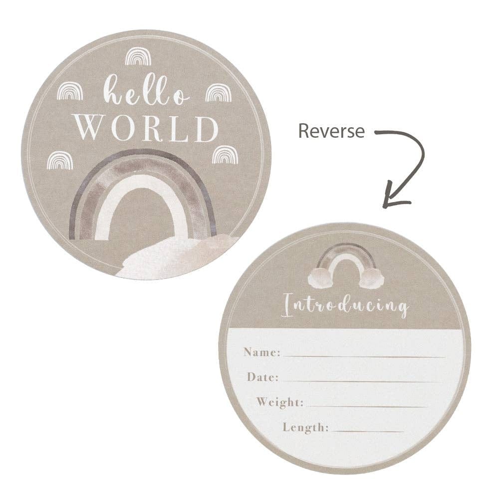 Living Textiles Hello World Gift Set - Rainbow Sloth - Image 2