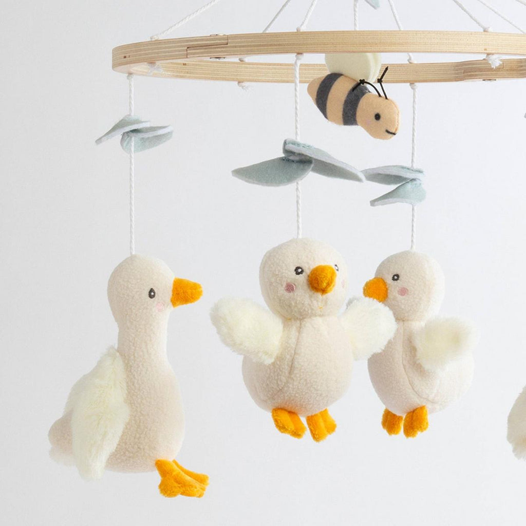 Living Textiles Musical Wooden Mobile - Goosey Goosey - Image 4