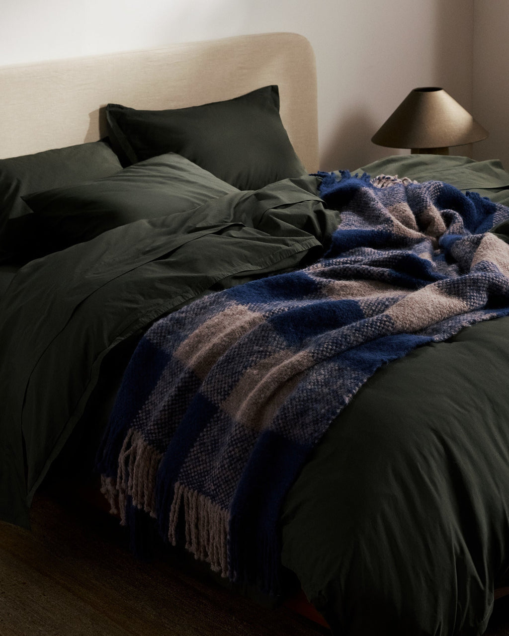 Percale Duvet Cover Set - Evergreen TW/XL - Image 5
